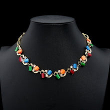 Load image into Gallery viewer, Jewelry Sets For Women Luxury Oil Painting Round Pendant Necklaces Earrings Bracelets Set Accessories