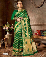 Load image into Gallery viewer, Traditional Indian sari Embroidered Saris Include tops skirt Indian dress Sarees