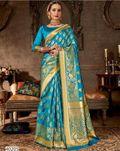 Load image into Gallery viewer, Traditional Indian sari Embroidered Saris Include tops skirt Indian dress Sarees