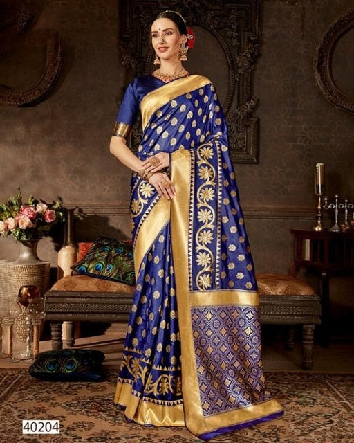 Traditional Indian sari Embroidered Saris Include tops skirt Indian dress Sarees