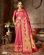 Load image into Gallery viewer, Traditional Indian sari Embroidered Saris Include tops skirt Indian dress Sarees