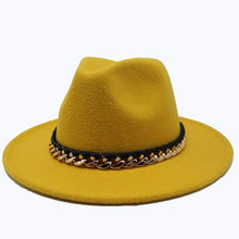 Load image into Gallery viewer, Seioum New Fashion Wool Pork Pie Boater jazz Top Hat For Women&#39;s Men&#39;s Felt Wide Brim Fedora Gambler Hat