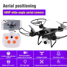 Load image into Gallery viewer, Foldable Four-Axis Drone Aircraft WIFI Aerial RC Helicopter With Cameras HD 4K Quadcopter Optical Flow Positioning RC Drone