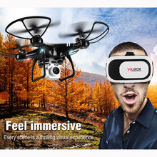 Load image into Gallery viewer, Foldable Four-Axis Drone Aircraft WIFI Aerial RC Helicopter With Cameras HD 4K Quadcopter Optical Flow Positioning RC Drone