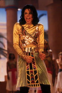 RARE MICHAEL JACKSON MJ Egypt Pharaoh Do You Remember The Time Set Unique Dance Outfit Wigs Halloween Costume Chritmas Show