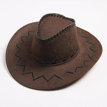 Load image into Gallery viewer, Fashion Western Cowboy Hat Large Brimmed Hat for Men or Female Western Hat cowboy cap