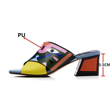 Load image into Gallery viewer, FEDONAS Sexy Women High Heels Pumps Fashion Prints Party Wedding Shoes Woman Comfort Quality PU Leather Summer Sandals Pumps