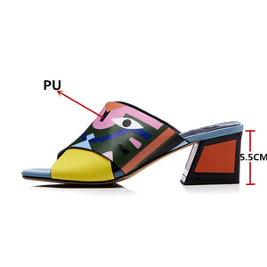 FEDONAS Sexy Women High Heels Pumps Fashion Prints Party Wedding Shoes Woman Comfort Quality PU Leather Summer Sandals Pumps