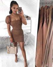 Load image into Gallery viewer, Summer Dress Women 2019 New Fashion Sexy Mesh Bandage Dress Designer Mini Celebrity Party Dress