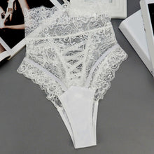 Load image into Gallery viewer, Women&#39;s Sexy Thongs Lace Transparent Panties Sexy Underwear Female Erotic Lingerie High Waist Briefs Sexy Panties