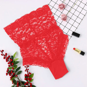 Women's Sexy Thongs Lace Transparent Panties Sexy Underwear Female Erotic Lingerie High Waist Briefs Sexy Panties