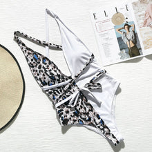 Load image into Gallery viewer, Tassel Leopard chiffon beach cover-ups Sarong beach Swimwear Cover Up