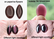 Load image into Gallery viewer, Oval Transparent Purple Opal Jewelry Set Necklace Earrings Ring Antique Silver Plated Stainless Steel Chain Fashion Jewelry