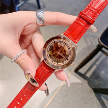 Load image into Gallery viewer, relojes para mujer Luxury Woman Watch 2019 Women&#39;s Leather Band Analog Quartz WristWatch Ladies Watch Women Dress Diamond Clock