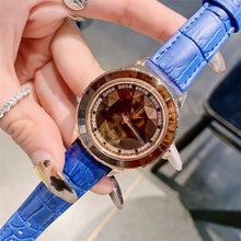 Load image into Gallery viewer, relojes para mujer Luxury Woman Watch 2019 Women&#39;s Leather Band Analog Quartz WristWatch Ladies Watch Women Dress Diamond Clock