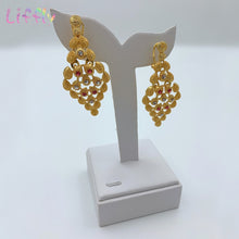 Load image into Gallery viewer, Women Earrings Ring Drop Jewelry Sets Classic Wedding Dubai Necklace Bracelet for Women Jewelry Set