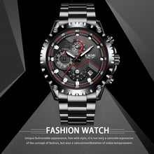 Load image into Gallery viewer, Men Watches Top Luxury Brand Fashion Sport Waterproof Chronograph Stainless Steel Wristwatch