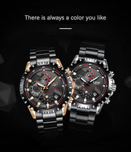 Load image into Gallery viewer, Men Watches Top Luxury Brand Fashion Sport Waterproof Chronograph Stainless Steel Wristwatch