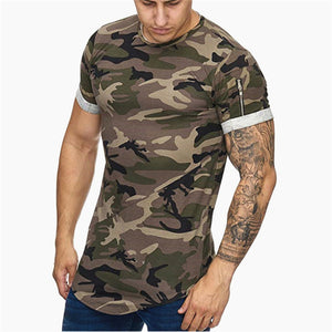 Men Bodybuilding Slim O-Neck Short Sleeve t Shirts