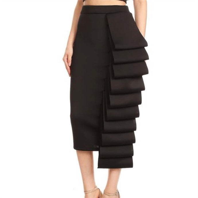 Women Pencil Skirt High Waist Slim Mini Solid Modest Classy Hip Elegant Fashion