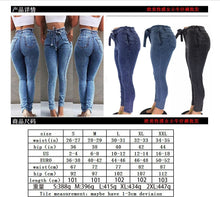 Load image into Gallery viewer, High Waist Jeans Slim Fit Stretched Denim Jeans For Women