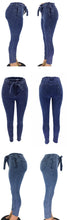 Load image into Gallery viewer, High Waist Jeans Slim Fit Stretched Denim Jeans For Women