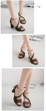 Load image into Gallery viewer, Women Casual Shallow Peep Toe High heels Wedding Party Shoes