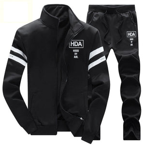 Tracksuit Men Sets  Suit Sweatshirt +Sweatpants 2 Pieces Sets