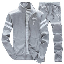 Load image into Gallery viewer, Tracksuit Men Sets  Suit Sweatshirt +Sweatpants 2 Pieces Sets