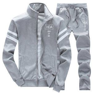 Tracksuit Men Sets  Suit Sweatshirt +Sweatpants 2 Pieces Sets