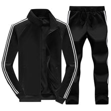 Load image into Gallery viewer, Tracksuit Men Sets  Suit Sweatshirt +Sweatpants 2 Pieces Sets