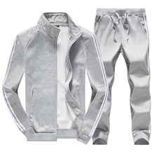 Load image into Gallery viewer, Tracksuit Men Sets  Suit Sweatshirt +Sweatpants 2 Pieces Sets