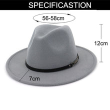 Load image into Gallery viewer, Men Women Vintage Wide Brim Hat with Belt Buckle Adjustable Outbacks Hats Cowboy Caps Free Shipping #A9