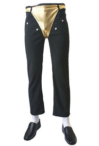 HOT MJ Michael Jackson Classic BAD Dangerous Jam Golden  Body suit Costume Jacket  pants For Performance Collection 1990S