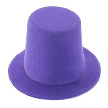 Load image into Gallery viewer, Mini Top Tall Hat Man Women Wedding Party Fascinator Hat EVA 9cm Millinery Hat Base DIY Craft  Solid Man Women Dance Hat A006