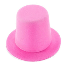 Load image into Gallery viewer, Mini Top Tall Hat Man Women Wedding Party Fascinator Hat EVA 9cm Millinery Hat Base DIY Craft  Solid Man Women Dance Hat A006