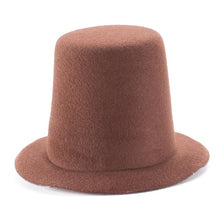 Load image into Gallery viewer, Mini Top Tall Hat Man Women Wedding Party Fascinator Hat EVA 9cm Millinery Hat Base DIY Craft  Solid Man Women Dance Hat A006