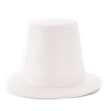 Load image into Gallery viewer, Mini Top Tall Hat Man Women Wedding Party Fascinator Hat EVA 9cm Millinery Hat Base DIY Craft  Solid Man Women Dance Hat A006