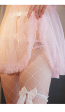 Load image into Gallery viewer, Cute Princess Nightdress Lolita Kawaii Nightgowns Sexy Lace Gauze Lingerie Sleeping Dress Women Sleepwear Night Gown Young Girl