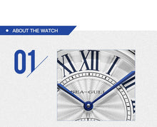 Load image into Gallery viewer, seagull watch tourbillon mechanical watch Couple watch stainless steel watch transparent watch skeleton watches luxury brand