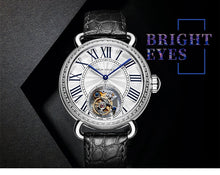Load image into Gallery viewer, seagull watch tourbillon mechanical watch Couple watch stainless steel watch transparent watch skeleton watches luxury brand
