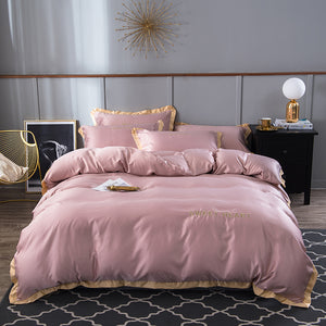 Fashion Simple Style home bedding sets luxury Family Set Sheet Duvet Cover Pillowcase Full King Single Queen,bed set 2019