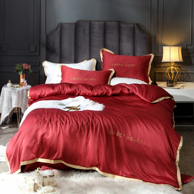 Fashion Simple Style home bedding sets luxury Family Set Sheet Duvet Cover Pillowcase Full King Single Queen,bed set 2019