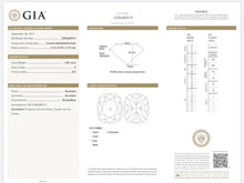 Load image into Gallery viewer, AEAW 1.0ctw Cushion Cut Natural Real Diamond Ring Solid 18K White Gold Engagement Ring,Fantacy Wedding Ring