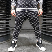 Load image into Gallery viewer, New 3D Colorful Plaid Men Sport Zipper suit Autumn Tracksuit Set Male Sweatshirt Running Jackets Men Tracksuit Sets gym Mens set