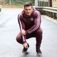 Load image into Gallery viewer, Gym Sportswear Suit Men Running Sport Tracksuits Fitness Sweatshirt Sweatpants Male Cotton Hoodie Pants Sets Jogging Tops Jacket