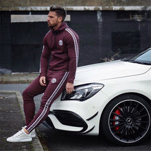 Load image into Gallery viewer, Gym Sportswear Suit Men Running Sport Tracksuits Fitness Sweatshirt Sweatpants Male Cotton Hoodie Pants Sets Jogging Tops Jacket