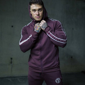 Gym Sportswear Suit Men Running Sport Tracksuits Fitness Sweatshirt Sweatpants Male Cotton Hoodie Pants Sets Jogging Tops Jacket