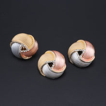 Load image into Gallery viewer, Gold Bridal Jewelry Sets for Women Bracelet Earrings Wedding Party Crystal Necklace Ring Jewelry Sets