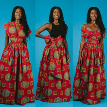 Load image into Gallery viewer, Long Dress Fashion African Dresses for Women Traditional Dashiki Print Bold Lace Party Casual Bohemia Maxi African Clothes